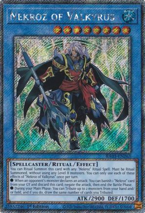 Nekroz of Valkyrus (Platinum Secret Rare) (RA03-EN263) - Quarter Century Bonanza 1st Edition Quarter Century Bonanza Yugioh Single  Squirtle Squad Card Shop.