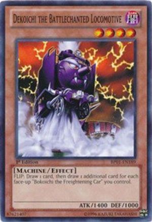 Dekoichi the Battlechanted Locomotive (BP01-EN189) - Battle Pack: Epic Dawn 1st Edition Battle Pack: Epic Dawn Yugioh Single  Squirtle Squad Card Shop.