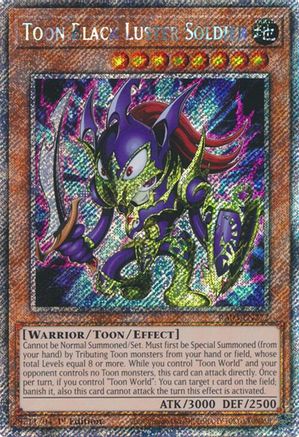 Toon Black Luster Soldier (Platinum Secret Rare) (RA03-EN272) - Quarter Century Bonanza 1st Edition Quarter Century Bonanza Yugioh Single  Squirtle Squad Card Shop.