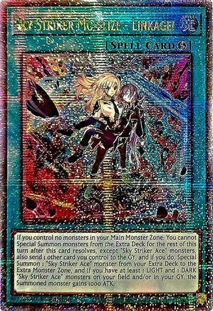 Sky Striker Mobilize - Linkage! (Quarter Century Secret Rare) (RA03-EN274) - Quarter Century Bonanza 1st Edition Quarter Century Bonanza Yugioh Single  Squirtle Squad Card Shop.