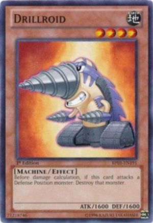 Drillroid (BP01-EN191) - Battle Pack: Epic Dawn Unlimited Battle Pack: Epic Dawn Yugioh Single  Squirtle Squad Card Shop.