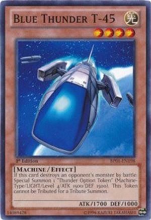 Blue Thunder T-45 (BP01-EN198) - Battle Pack: Epic Dawn Unlimited Battle Pack: Epic Dawn Yugioh Single  Squirtle Squad Card Shop.