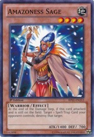 Amazoness Sage (BP01-EN212) - Battle Pack: Epic Dawn 1st Edition Battle Pack: Epic Dawn Yugioh Single  Squirtle Squad Card Shop.