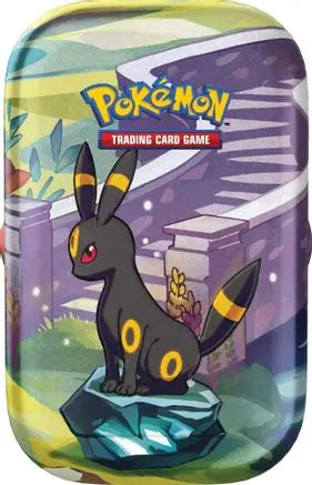 Prismatic Evolutions Mini Tin [Umbreon] SV: Prismatic Evolutions Pokemon Sealed  Squirtle Squad Card Shop.
