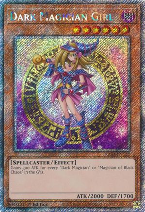 Dark Magician Girl (Platinum Secret Rare) (B) (RA03-EN123) - Quarter Century Bonanza 1st Edition Quarter Century Bonanza Yugioh Single  Squirtle Squad Card Shop.