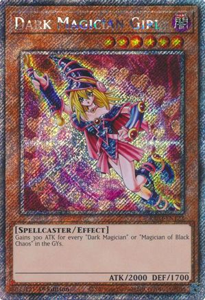 Dark Magician Girl (Platinum Secret Rare) (C) (RA03-EN123) - Quarter Century Bonanza 1st Edition Quarter Century Bonanza Yugioh Single  Squirtle Squad Card Shop.