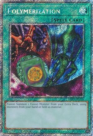 Polymerization (A) (Alternate Art) (Platinum Secret Rare) (RA03-EN051) - Quarter Century Bonanza 1st Edition Quarter Century Bonanza Yugioh Single  Squirtle Squad Card Shop.
