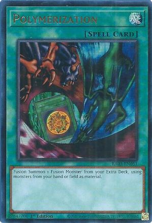 Polymerization (A) (Alternate Art) (UR) (RA03-EN051) - Quarter Century Bonanza 1st Edition Quarter Century Bonanza Yugioh Single  Squirtle Squad Card Shop.