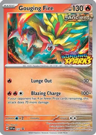 Gouging Fire 151  - Holofoil SV Scarlet & Violet Promo Cards - Promo SV: Scarlet & Violet Promo Cards Pokemon Single  Squirtle Squad Card Shop.