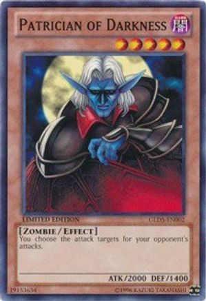 Patrician of Darkness (GLD5-EN002) - Gold Series: Haunted Mine Limited Gold Series: Haunted Mine Yugioh Single  Squirtle Squad Card Shop.