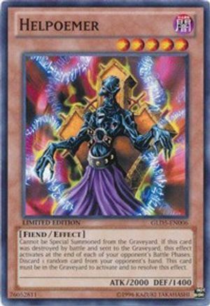 Helpoemer (GLD5-EN006) - Gold Series: Haunted Mine Limited Gold Series: Haunted Mine Yugioh Single  Squirtle Squad Card Shop.
