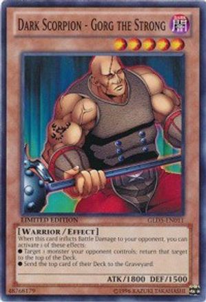 Dark Scorpion - Gorg the Strong (GLD5-EN011) - Gold Series: Haunted Mine Limited Gold Series: Haunted Mine Yugioh Single  Squirtle Squad Card Shop.