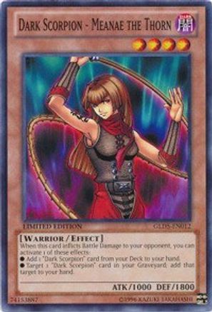 Dark Scorpion - Meanae the Thorn (GLD5-EN012) - Gold Series: Haunted Mine Limited Gold Series: Haunted Mine Yugioh Single  Squirtle Squad Card Shop.