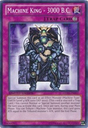 Machine King - 3000 B.C. (GLD5-EN051) - Gold Series: Haunted Mine Limited Gold Series: Haunted Mine Yugioh Single  Squirtle Squad Card Shop.