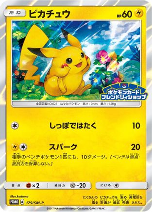 Pikachu - 179/SM-P (179/SM-P) - SMP Sun  Moon Promos Holofoil SM-P: Sun & Moon Promos Pokemon Japanese Single  Squirtle Squad Card Shop.
