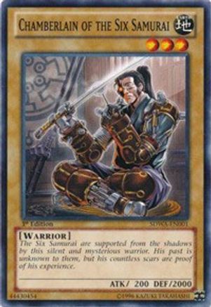 Chamberlain of the Six Samurai (SDWA-EN001) - Structure Deck: Samurai Warlords 1st Edition Structure Deck: Samurai Warlords Yugioh Single  Squirtle Squad Card Shop.