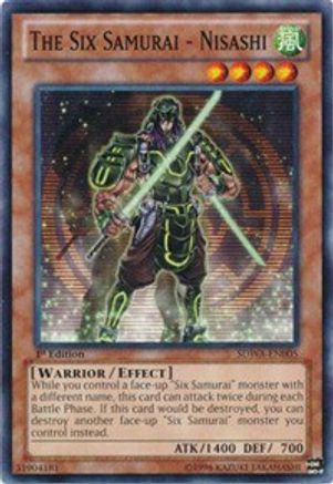 The Six Samurai - Nisashi (SDWA-EN005) - Structure Deck: Samurai Warlords 1st Edition Structure Deck: Samurai Warlords Yugioh Single  Squirtle Squad Card Shop.