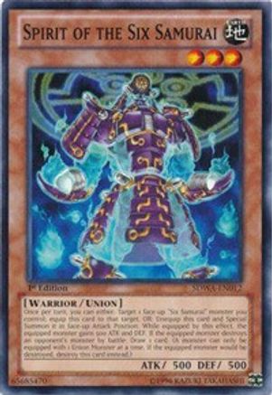 Spirit of the Six Samurai (SDWA-EN012) - Structure Deck: Samurai Warlords 1st Edition Structure Deck: Samurai Warlords Yugioh Single  Squirtle Squad Card Shop.