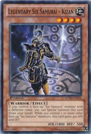 Legendary Six Samurai - Kizan (SDWA-EN016) - Structure Deck: Samurai Warlords 1st Edition Structure Deck: Samurai Warlords Yugioh Single  Squirtle Squad Card Shop.