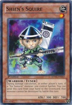 Shien's Squire (SDWA-EN019) - Structure Deck: Samurai Warlords 1st Edition Structure Deck: Samurai Warlords Yugioh Single  Squirtle Squad Card Shop.