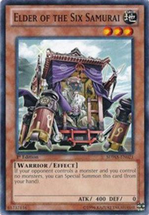 Elder of the Six Samurai (SDWA-EN021) - Structure Deck: Samurai Warlords 1st Edition Structure Deck: Samurai Warlords Yugioh Single  Squirtle Squad Card Shop.