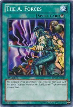 The A. Forces (SDWA-EN024) - Structure Deck: Samurai Warlords 1st Edition Structure Deck: Samurai Warlords Yugioh Single  Squirtle Squad Card Shop.
