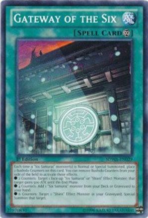 Gateway of the Six (SDWA-EN029) - Structure Deck: Samurai Warlords 1st Edition Structure Deck: Samurai Warlords Yugioh Single  Squirtle Squad Card Shop.