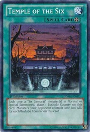 Temple of the Six (SDWA-EN031) - Structure Deck: Samurai Warlords 1st Edition Structure Deck: Samurai Warlords Yugioh Single  Squirtle Squad Card Shop.