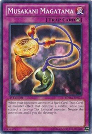 Musakani Magatama (SDWA-EN037) - Structure Deck: Samurai Warlords 1st Edition Structure Deck: Samurai Warlords Yugioh Single  Squirtle Squad Card Shop.