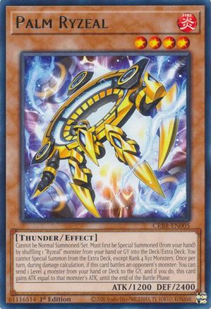 Palm Ryzeal (CRBR-EN005) - Crossover Breakers 1st Edition Crossover Breakers Yugioh Single  Squirtle Squad Card Shop.