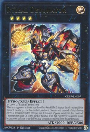 Ryzeal Detonator (CRBR-EN007) - Crossover Breakers 1st Edition Crossover Breakers Yugioh Single  Squirtle Squad Card Shop.