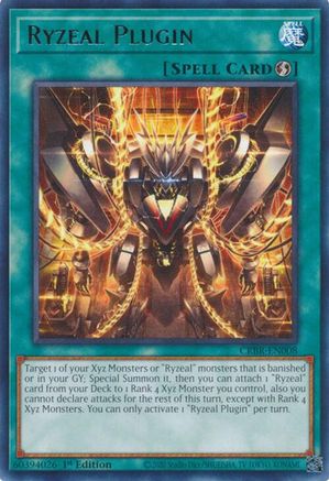 Ryzeal Plugin (CRBR-EN008) - Crossover Breakers 1st Edition Crossover Breakers Yugioh Single  Squirtle Squad Card Shop.