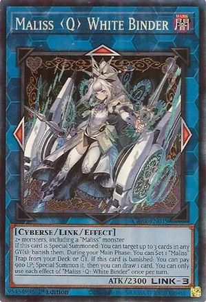Maliss Q White Binder (CR) (CRBR-EN019) - Crossover Breakers 1st Edition Crossover Breakers Yugioh Single  Squirtle Squad Card Shop.