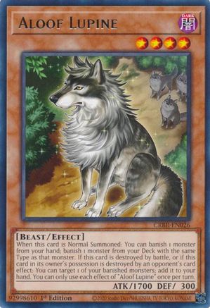 Aloof Lupine (CRBR-EN026) - Crossover Breakers 1st Edition Crossover Breakers Yugioh Single  Squirtle Squad Card Shop.