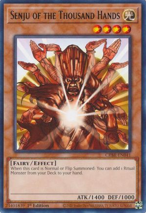 Senju of the Thousand Hands (CRBR-EN041) - Crossover Breakers 1st Edition Crossover Breakers Yugioh Single  Squirtle Squad Card Shop.