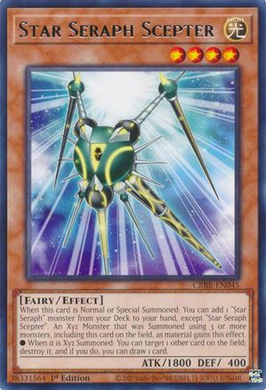 Star Seraph Scepter (CRBR-EN045) - Crossover Breakers 1st Edition Crossover Breakers Yugioh Single  Squirtle Squad Card Shop.
