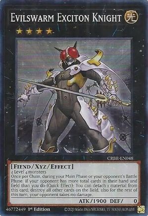 Evilswarm Exciton Knight (SR) (CRBR-EN048) - Crossover Breakers 1st Edition Crossover Breakers Yugioh Single  Squirtle Squad Card Shop.