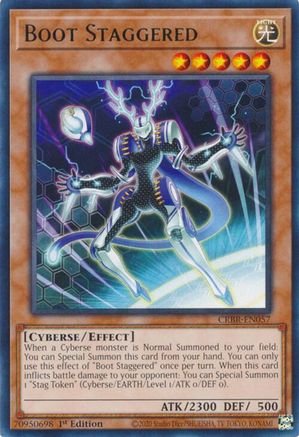 Boot Staggered (CRBR-EN057) - Crossover Breakers 1st Edition Crossover Breakers Yugioh Single  Squirtle Squad Card Shop.