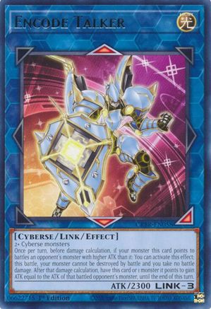 Encode Talker (CRBR-EN058) - Crossover Breakers 1st Edition Crossover Breakers Yugioh Single  Squirtle Squad Card Shop.
