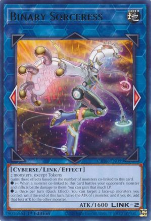 Binary Sorceress (CRBR-EN059) - Crossover Breakers 1st Edition Crossover Breakers Yugioh Single  Squirtle Squad Card Shop.