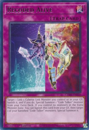 Recoded Alive (CRBR-EN060) - Crossover Breakers 1st Edition Crossover Breakers Yugioh Single  Squirtle Squad Card Shop.