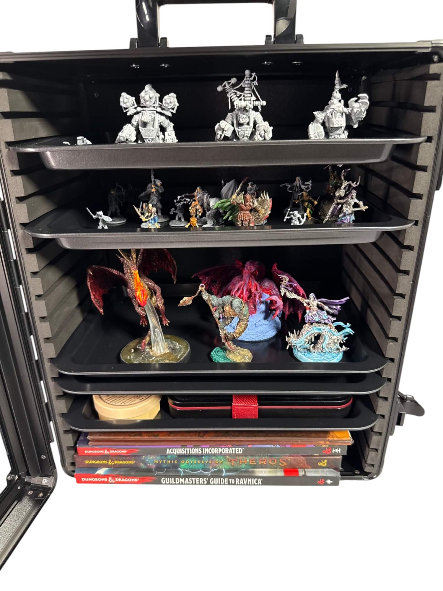 EVORETRO Miniatures Display Case with 5 Magnetic Trays EVORETRO Canada Figurine Protectors  Squirtle Squad Card Shop.