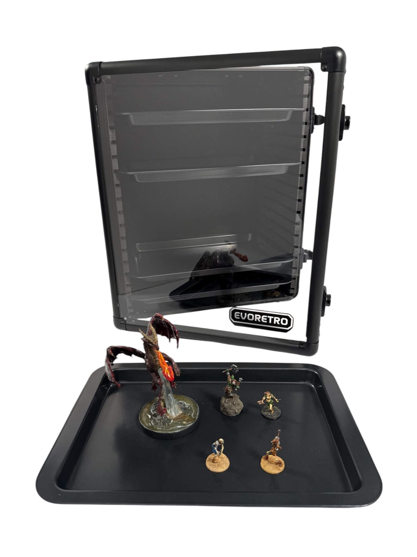 EVORETRO Miniatures Display Case with 5 Magnetic Trays EVORETRO Canada Figurine Protectors  Squirtle Squad Card Shop.