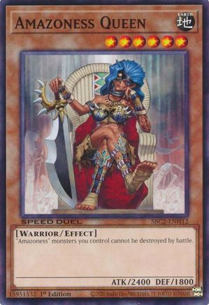 Amazoness Queen (SBC2-ENH12) - Speed Duel: Battle City Finals 1st Edition Speed Duel: Battle City Finals Yugioh Single  Squirtle Squad Card Shop.