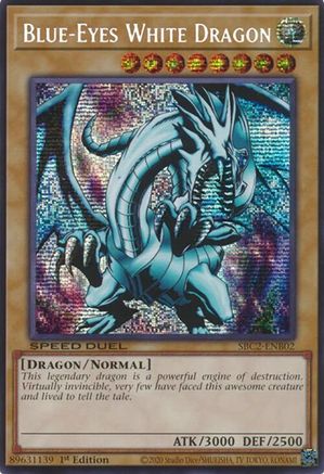 Blue-Eyes White Dragon (PSR) (SBC2-ENB02) - Speed Duel: Battle City Finals 1st Edition Speed Duel: Battle City Finals Yugioh Single  Squirtle Squad Card Shop.