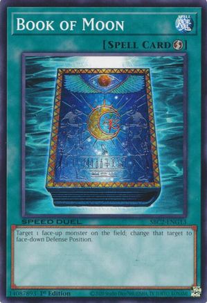 Book of Moon (SBC2-ENG13) - Speed Duel: Battle City Finals 1st Edition Speed Duel: Battle City Finals Yugioh Single  Squirtle Squad Card Shop.