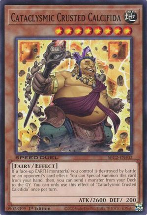 Cataclysmic Crusted Calcifida (SBC2-ENF02) - Speed Duel: Battle City Finals 1st Edition Speed Duel: Battle City Finals Yugioh Single  Squirtle Squad Card Shop.