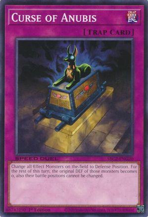 Curse of Anubis (SBC2-ENG20) - Speed Duel: Battle City Finals 1st Edition Speed Duel: Battle City Finals Yugioh Single  Squirtle Squad Card Shop.
