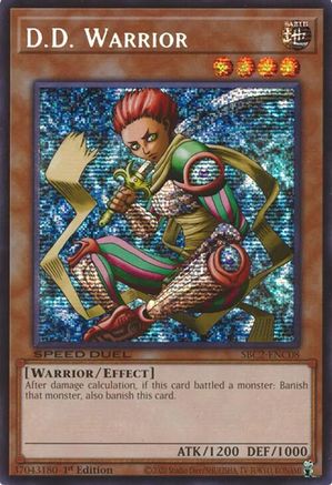 D.D. Warrior (PSR) (SBC2-ENC08) - Speed Duel: Battle City Finals 1st Edition Speed Duel: Battle City Finals Yugioh Single  Squirtle Squad Card Shop.