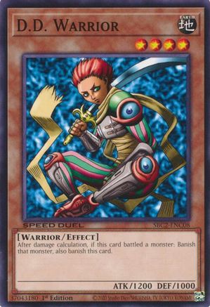 D.D. Warrior (SBC2-ENC08) - Speed Duel: Battle City Finals 1st Edition Speed Duel: Battle City Finals Yugioh Single  Squirtle Squad Card Shop.